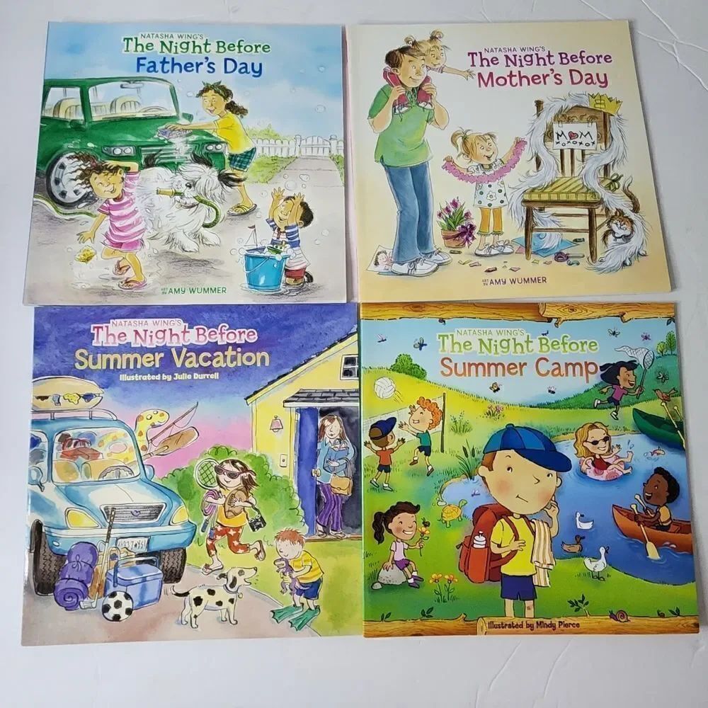 Night Before Books by Natasha Wing Set Of 4